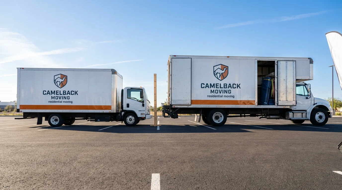 Moving truck size capacity guide in Daingerfield